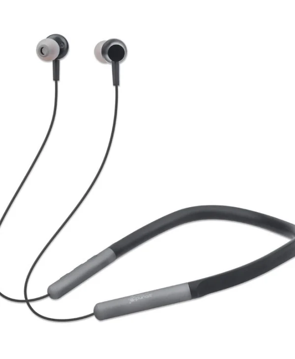 Manhattan Sport In-ear Bluetooth Handsfree Ακουστικά με Αντοχή στον Ιδρώτα Μαύρα