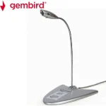 Gembird MIC-DU-01 Μικρόφωνο USB Επιτραπέζιο, Gooseneck σε Ασημί Χρώμα MIC-DU-01 - Image 5