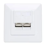 Intellinet Διπλή Πρίζα Δικτύου RJ45 Τύπου Cat6 σε Λευκό Χρώμα 771900 771900 - Image 2