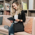 Dicota Slim Eco MOTION Τσάντα Ώμου / Χειρός για Laptop 13.3" σε Μαύρο χρώμα - Image 5