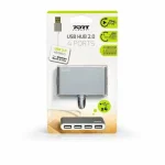 Port Designs USB 2.0 Hub 4 Θυρών με σύνδεση USB-A Ασημί - Image 4