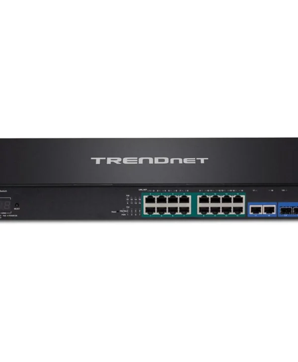 Trendnet TPE-3018LS Managed L2 PoE+ Switch με 16 Θύρες Gigabit (1Gbps) Ethernet και 2 SFP Θύρες TPE-3018LS