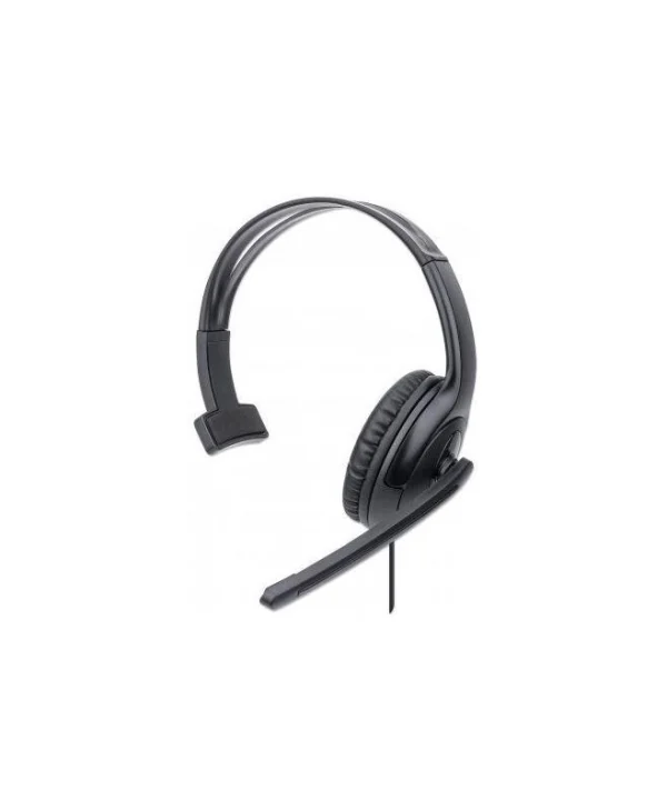 Manhattan Mono On Ear Multimedia Ακουστικά με μικροφωνο και σύνδεση USB-A