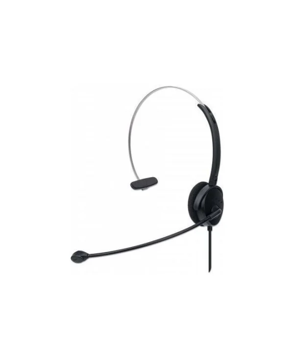 Manhattan Mono On Ear Multimedia Ακουστικά με μικροφωνο και σύνδεση USB-A