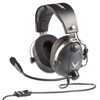 Thrustmaster T.Flight U.S. Air Force Edition Over Ear Gaming Headset με σύνδεση 3.5mm Black Grey