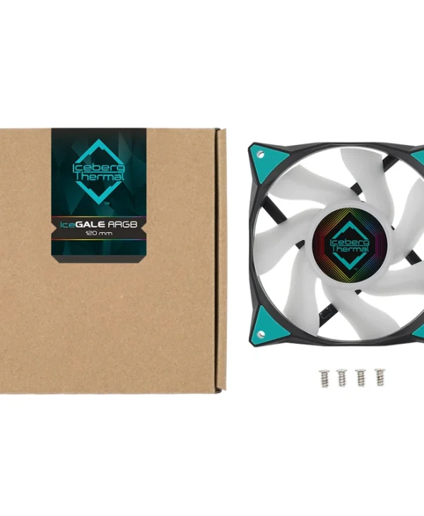 Iceberg Thermal IceGALE ARGB Case Fan 120mm με Σύνδεση 3-Pin / 4-Pin PWM