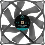 Iceberg Thermal IceGALE Case Fan 140mm με Σύνδεση 4-Pin PWM Γκρι - Image 4