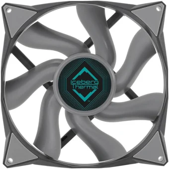 Iceberg Thermal IceGALE Case Fan 120mm με Σύνδεση 4-Pin PWM Γκρι