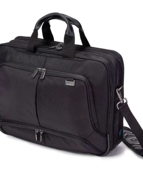 Dicota Top Traveller Pro Τσάντα Ώμου / Χειρός για Laptop 17.3" σε Μαύρο χρώμα