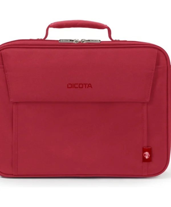 Dicota Eco Multi BASE Τσάντα Ώμου / Χειρός για Laptop 15.6" σε Κόκκινο χρώμα
