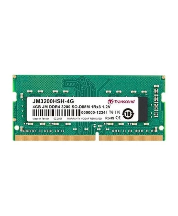 Transcend DDR4 με Module 1x4GB και Ταχύτητα 3200 για Laptop