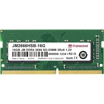 Transcend Jetram DDR4 με Module 1x16GB και Ταχύτητα 2666 για Laptop