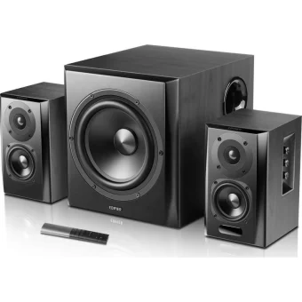 Edifier S351DB Ασύρματα Ηχεία Υπολογιστή 2.1 με Bluetooth και Ισχύ 150W σε Μαύρο Χρώμα S351DB