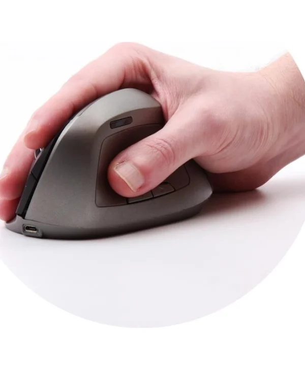 Ordissimo Vertical Ergonomic Wireless Ασύρματο Ποντίκι Γκρι