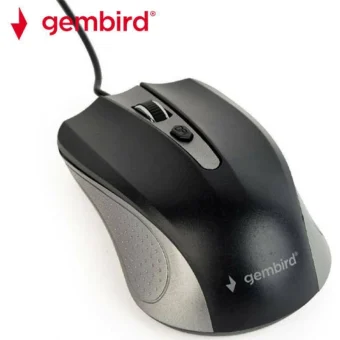 Gembird MUS-4B-01 Ενσύρματο Ποντίκι Γκρι