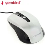 Gembird MUS-4B-01 Ενσύρματο Ποντίκι Ασημί