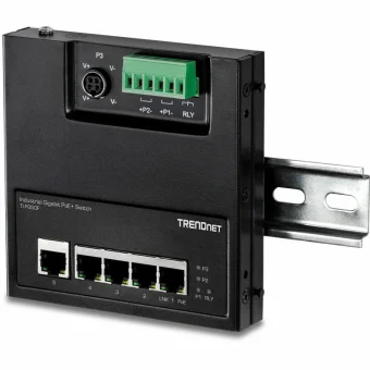 Trendnet TI-PG50F Unmanaged L2 PoE+ Switch με 5 Θύρες Gigabit (1Gbps) Ethernet TI-PG50F