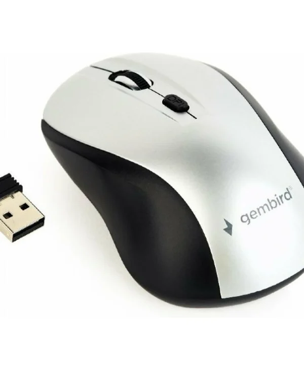 Gembird MUSW-4B-02 Ασύρματο Bluetooth Ποντίκι Black/Silver