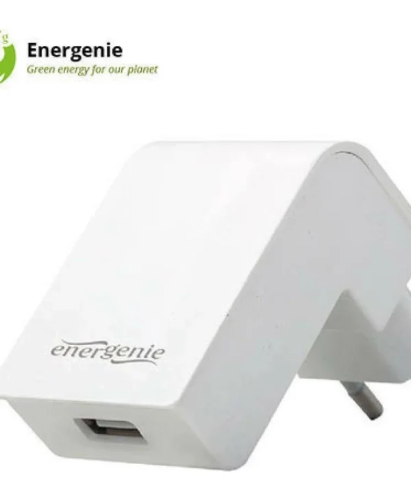 Energenie Φορτιστής Χωρίς Καλώδιο με Θύρα USB-A Λευκός (EG-UC2A-02)