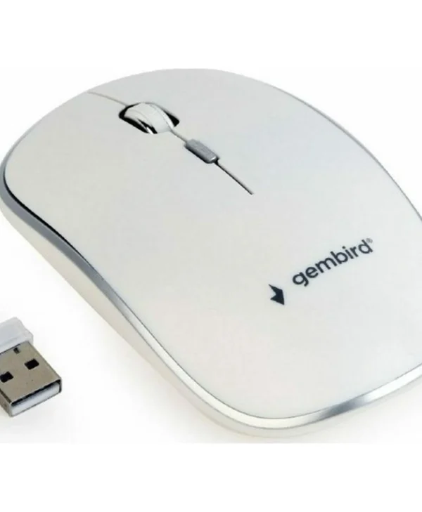 Gembird MUSW-4B-01 Ασύρματο Ποντίκι Λευκό