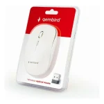 Gembird MUSW-4B-01 Ασύρματο Ποντίκι Λευκό - Image 3