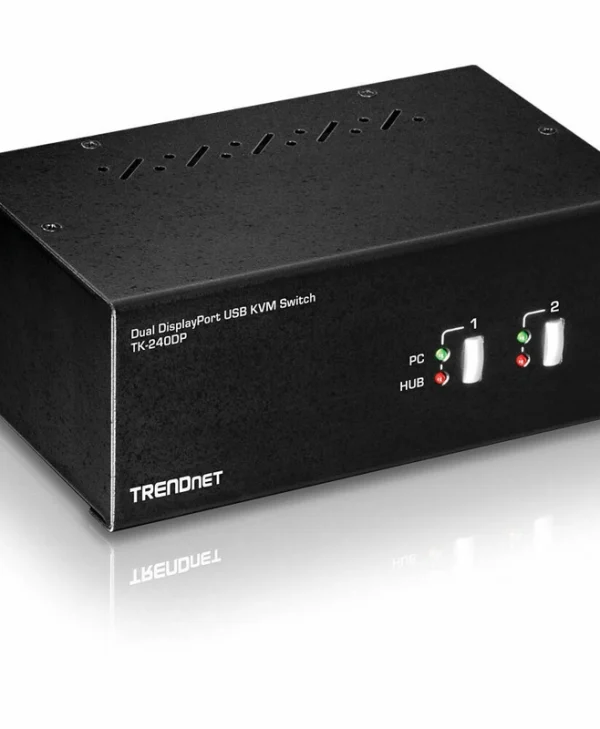 Trendnet 2-Port Dual Monitor DisplayPort KVM Switch