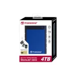Transcend StoreJet 25H3 USB 3.0 Εξωτερικός HDD 4TB 2.5" Navy Blue - Image 5