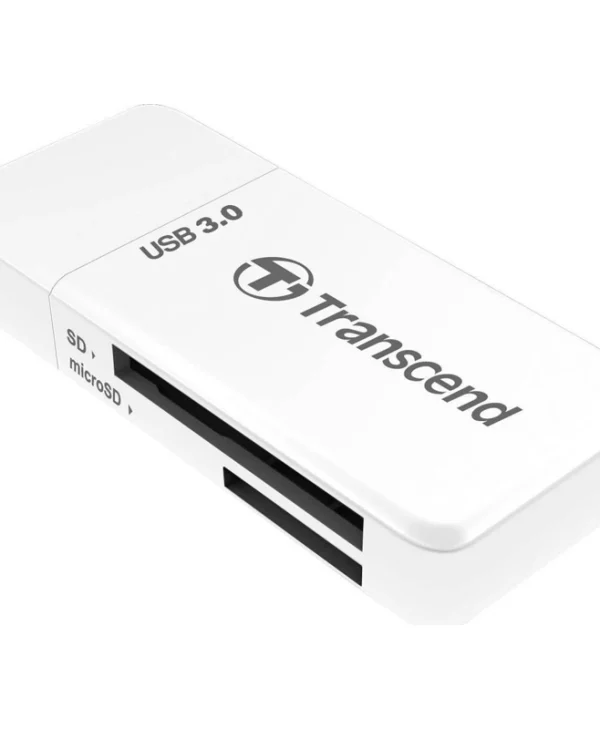 Transcend RDF5 Card Reader USB 3.0 για SD/microSD Λευκό