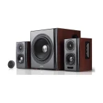Edifier S350DB Ηχεία Υπολογιστή 2.1 με Ισχύ 150W σε Καφέ Χρώμα S350DB