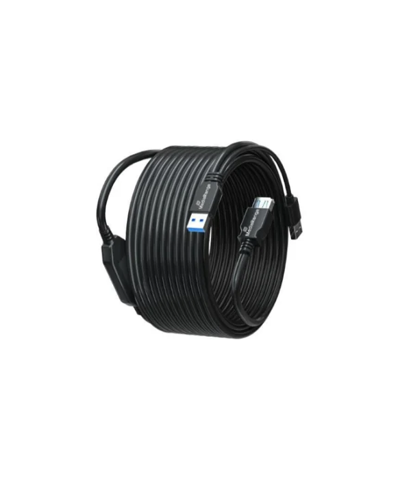 MediaRange USB 3.0 Καλώδιο Επέκτασης 2xUSB-A Male to USB-A Female 10m 5Gbps Μαύρο MRCS243