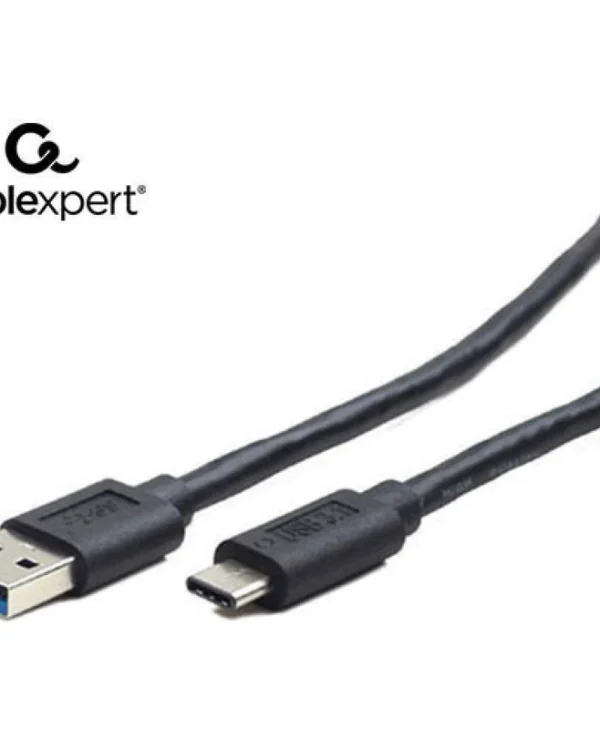 Cablexpert Regular USB 3.0 Cable USB-C male - USB-A male Μαύρο 1m (CCP-USB3-AMCM-1M) CCP-USB3-AMCM-1M