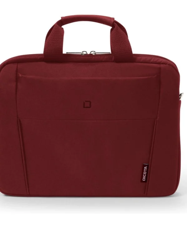 Dicota Slim Eco BASE Τσάντα Ώμου / Χειρός για Laptop 14.1" σε Κόκκινο χρώμα