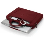 Dicota Slim Eco BASE Τσάντα Ώμου / Χειρός για Laptop 14.1" σε Κόκκινο χρώμα - Image 3