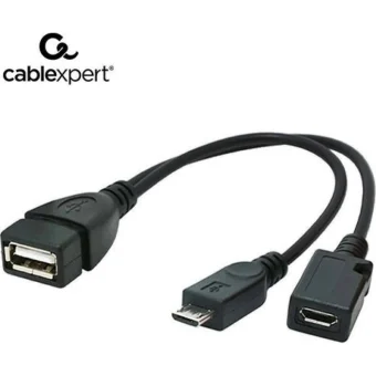 Cablexpert Μετατροπέας micro USB male σε USB-A / micro USB female 1τμχ A-OTG-AFBM-04 A-OTG-AFBM-04