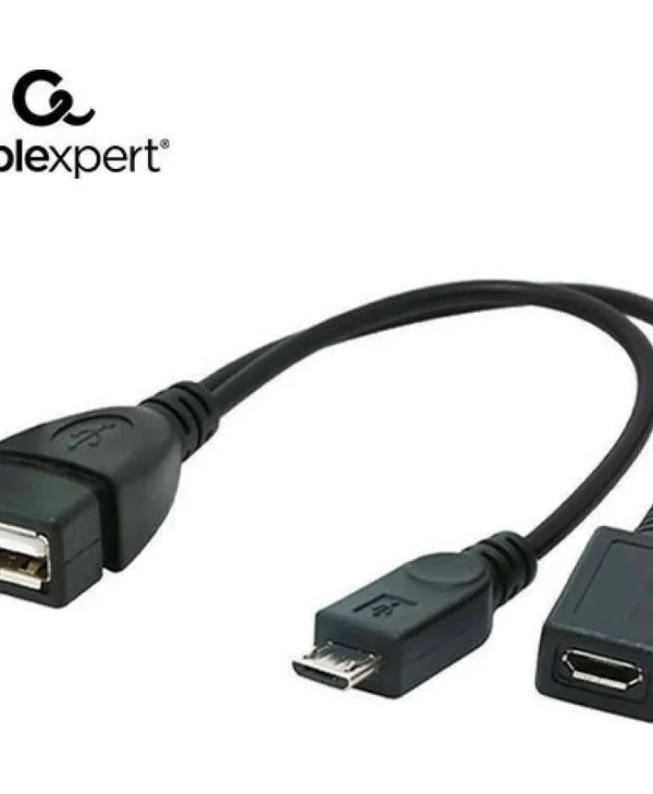 Cablexpert Μετατροπέας micro USB male σε USB-A / micro USB female 1τμχ A-OTG-AFBM-04 A-OTG-AFBM-04
