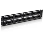 Trendnet Patch Panel Unshielded για Rack 2U 19" 48 Θυρών cat6 Μαύρο