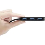 Transcend HUB2 USB 3.0 Hub 4 Θυρών με σύνδεση USB-A - Image 4