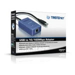 Trendnet TU2-ET100 USB Αντάπτορας Δικτύου για Ενσύρματη σύνδεση Ethernet TU2-ET100 - Image 2