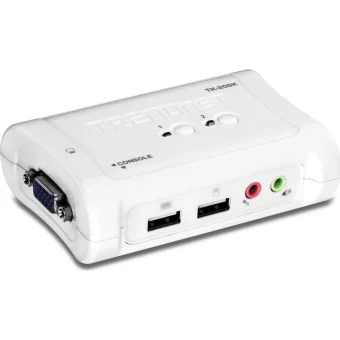 Trendnet 2-Port USB KVM Switch Kit with Audio