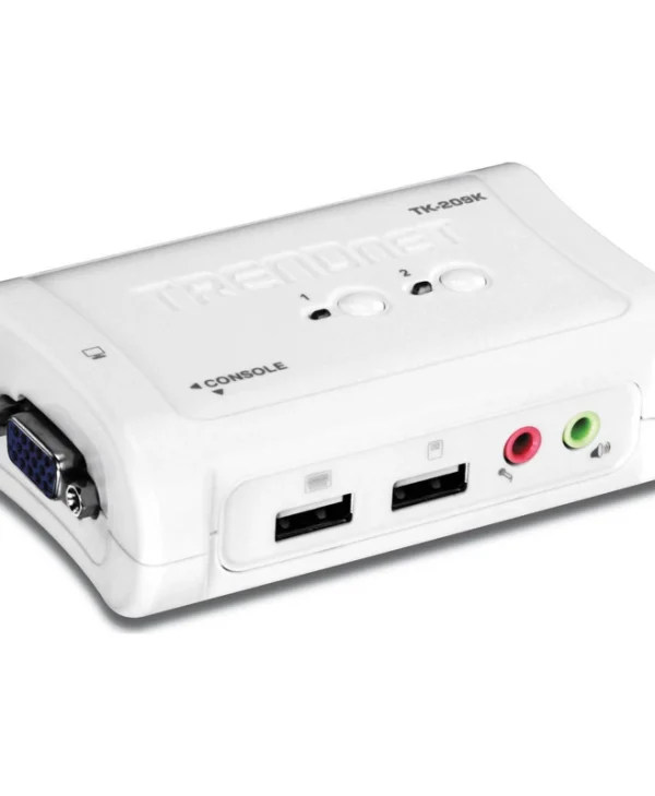 Trendnet 2-Port USB KVM Switch Kit with Audio