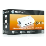 Trendnet 2-Port USB KVM Switch Kit with Audio - Image 4