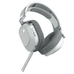 Corsair HS80 RGB Wireless Over Ear Gaming Headset με σύνδεση USB Λευκό - Image 3