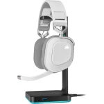 Corsair HS80 RGB Wireless Over Ear Gaming Headset με σύνδεση USB Λευκό - Image 5