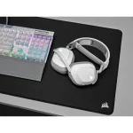 Corsair HS80 RGB Wireless Over Ear Gaming Headset με σύνδεση USB Λευκό - Image 7