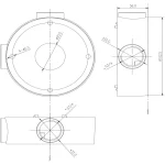 Hikvision Βάση για Κάμερες Συστημάτων CCTV Λευκό DS-1260ZJ DS-1260ZJ - Image 5