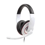 Gembird MHS-001 Over Ear Gaming Headset με σύνδεση 3.5mm Λευκό