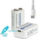 everActive Professional Επαναφορτιζόμενη Μπαταρία 9V Li-ion 500mAh 1τμχ - Image 3