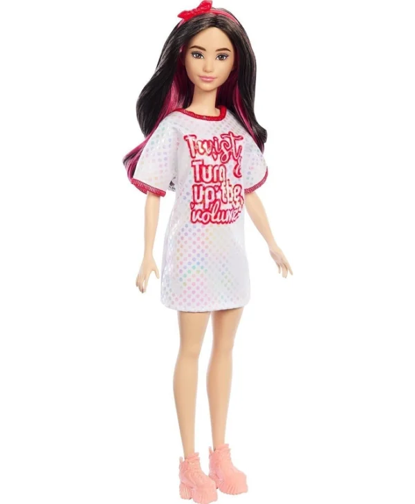 Barbie Fashionistas Κούκλα Fashionistas 214, Red Mess Dress για 3+ ετών+ Ετών