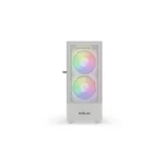Krux Vako Gaming Midi Tower Κουτί Υπολογιστή με Πλαϊνό Παράθυρο και RGB Φωτισμό Λευκό - Image 13