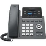 Grandstream GRP2612G Ενσύρματο Τηλέφωνο IP 2 γραμμών Μαύρο GRP2612G - Image 2